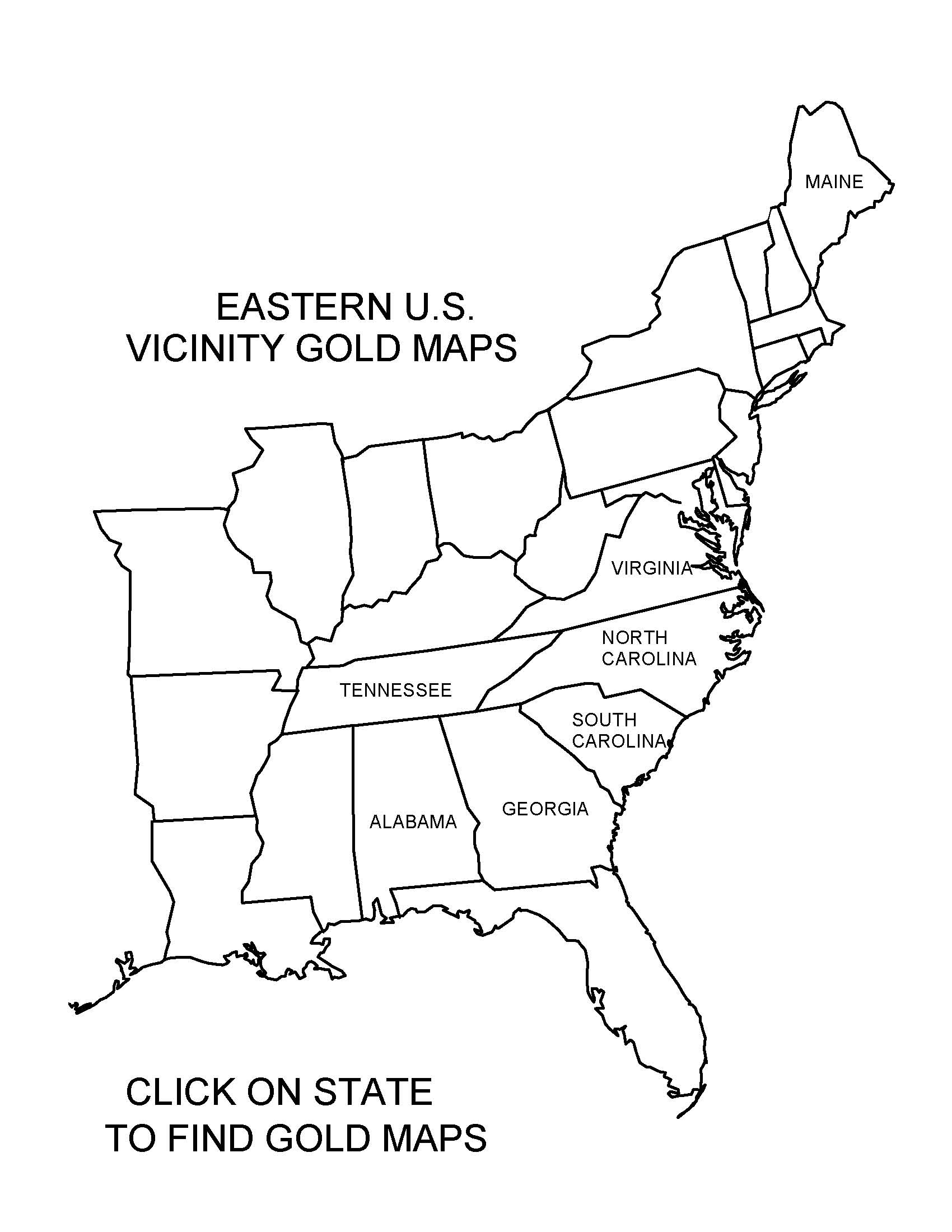 Gold Panning Equipment UK - Gold Prospecting Locations Map